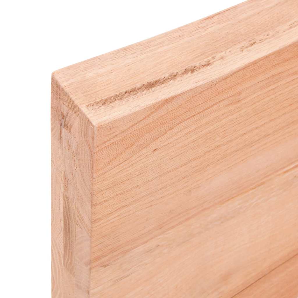 Stolna ploča svjetlosmeđa 140x50x(2-6) cm obrađena hrastovina