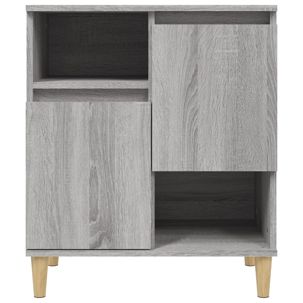 Komode 2 kom boja hrasta 60 x 35 x 70 cm od konstruiranog drva Siva