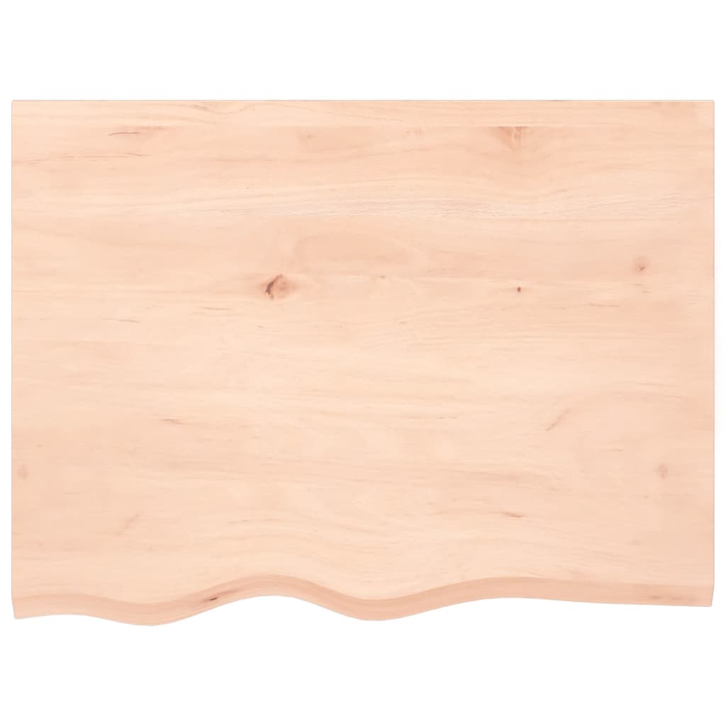 Stolna ploča 80x60x(2-6) cm od netretirane masivne hrastovine
