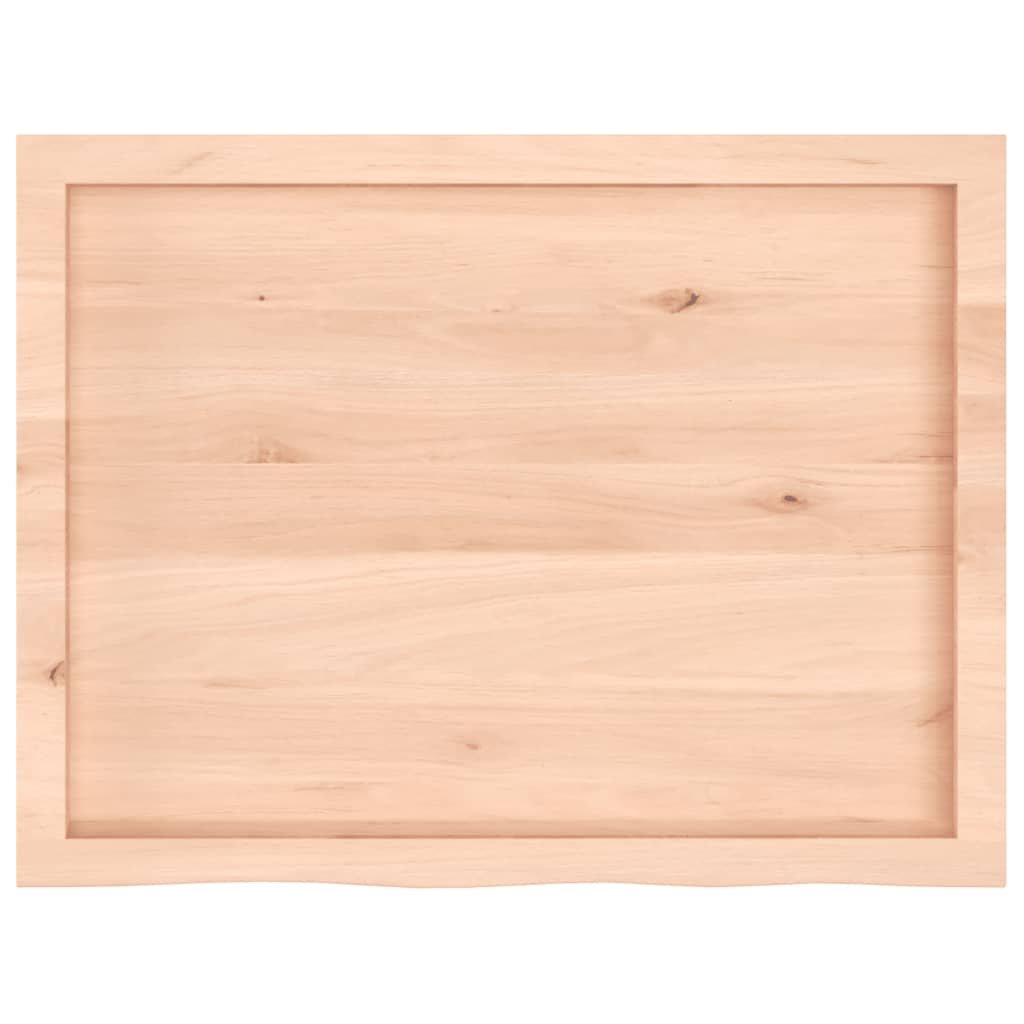 Stolna ploča 80x60x(2-6) cm od netretirane masivne hrastovine