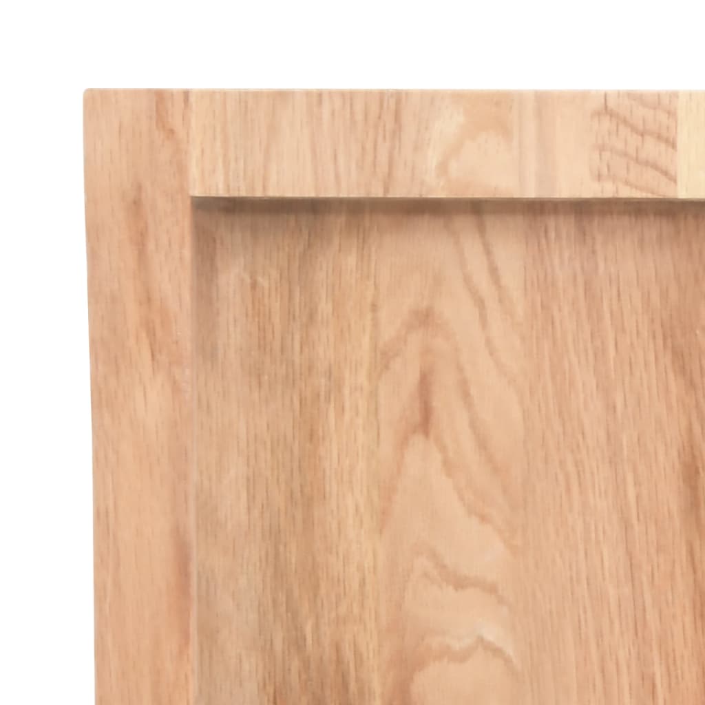 Stolna ploča svjetlosmeđa 60x60x(2-4) cm tretirana hrastovina