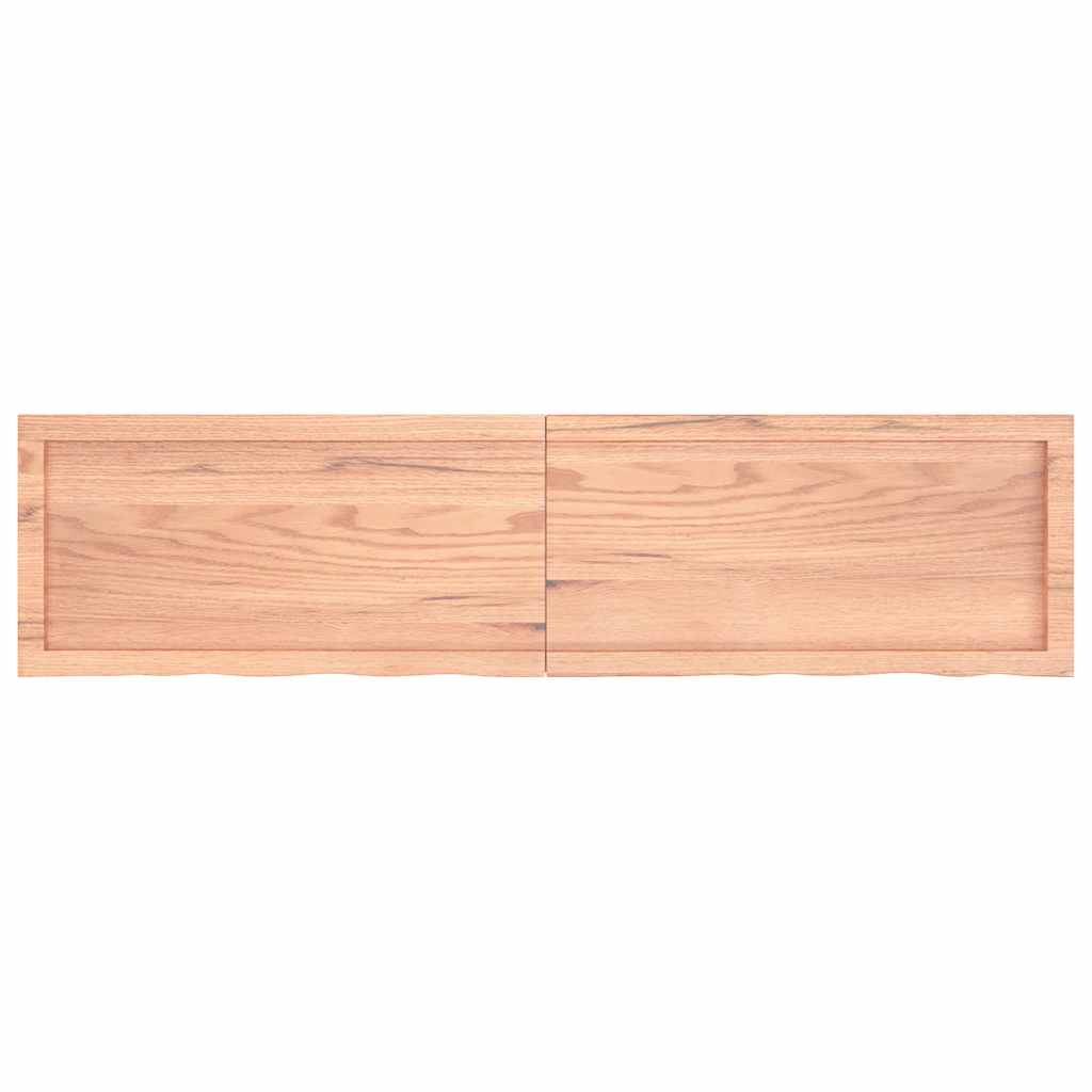Stolna ploča svjetlosmeđa 160x40x(2-4) cm tretirana hrastovina