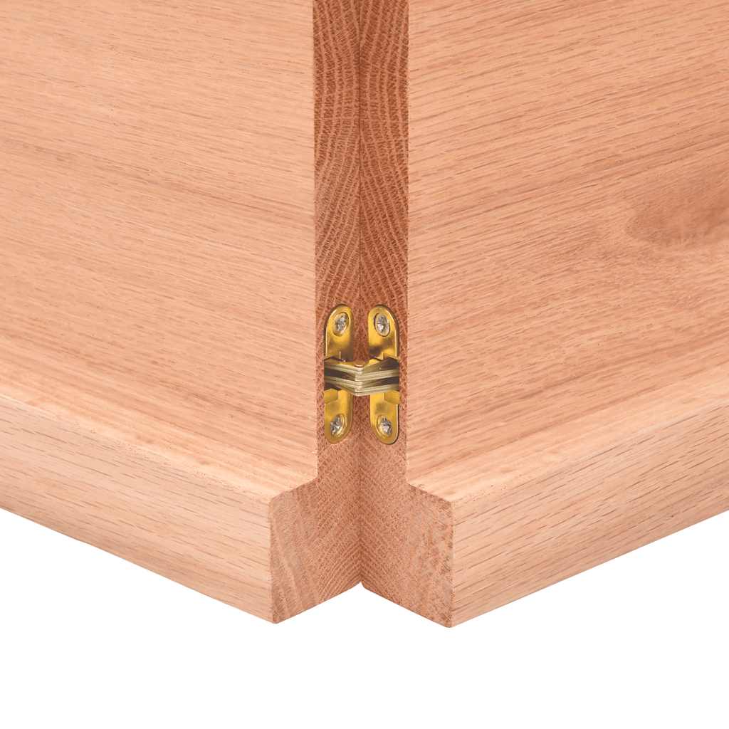 Stolna ploča svjetlosmeđa 160x40x(2-4) cm tretirana hrastovina