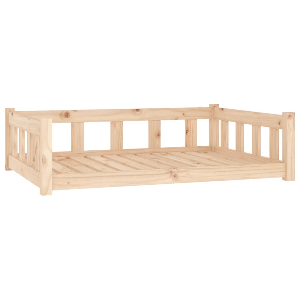 Krevet za pse 105,5x75,5x28 cm Masivno drvo Bor