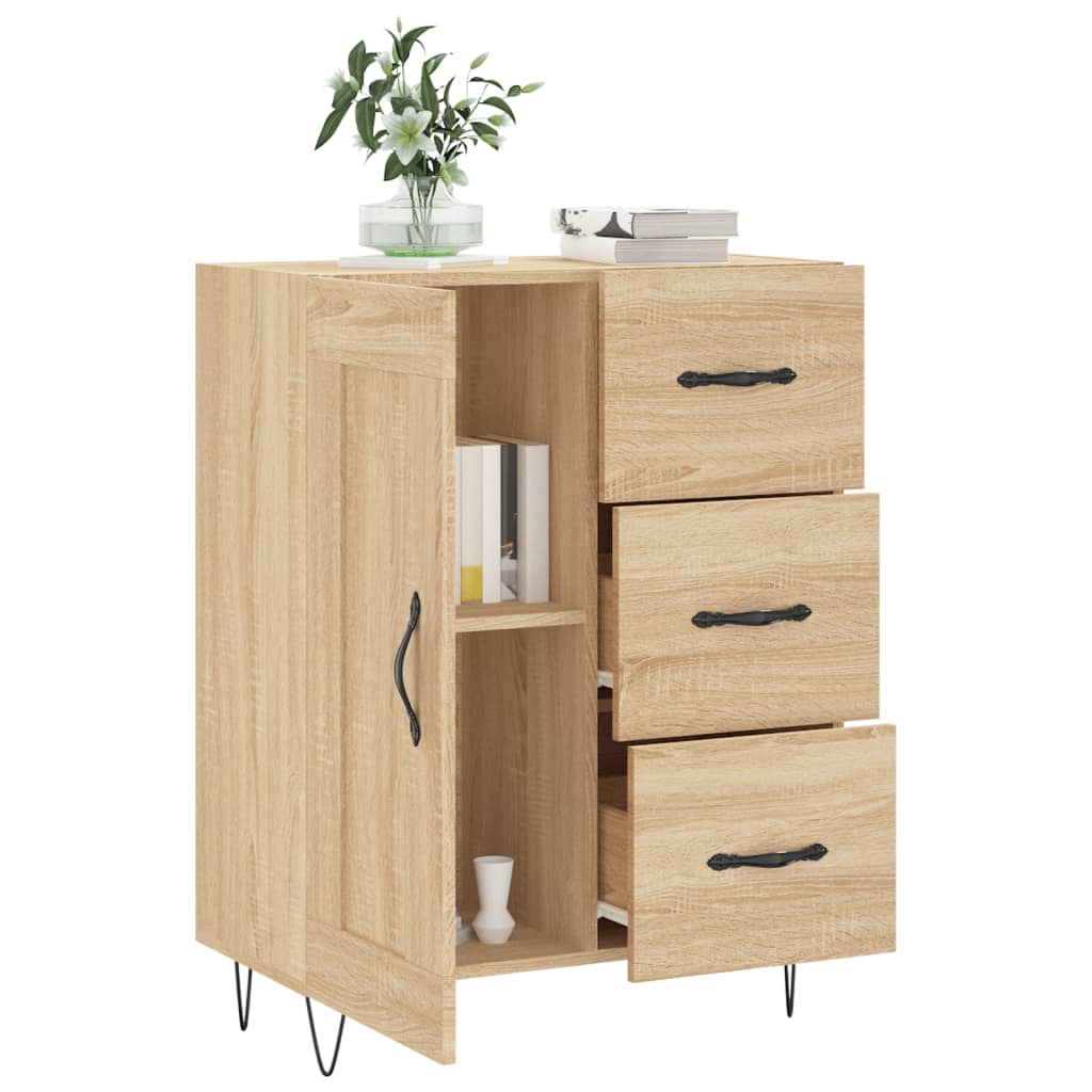 Komoda boja hrasta sonome 69,5x34x90 cm od konstruiranog drva Smeđa