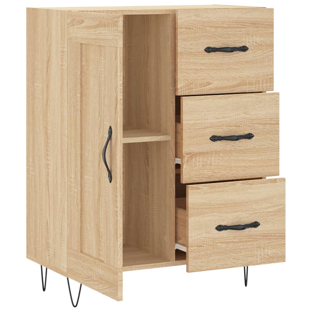 Komoda boja hrasta sonome 69,5x34x90 cm od konstruiranog drva Smeđa