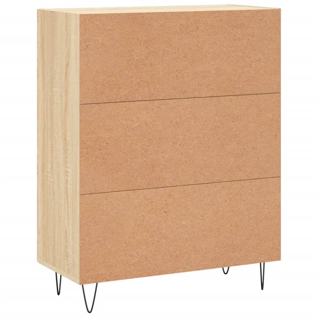 Komoda boja hrasta sonome 69,5x34x90 cm od konstruiranog drva Smeđa