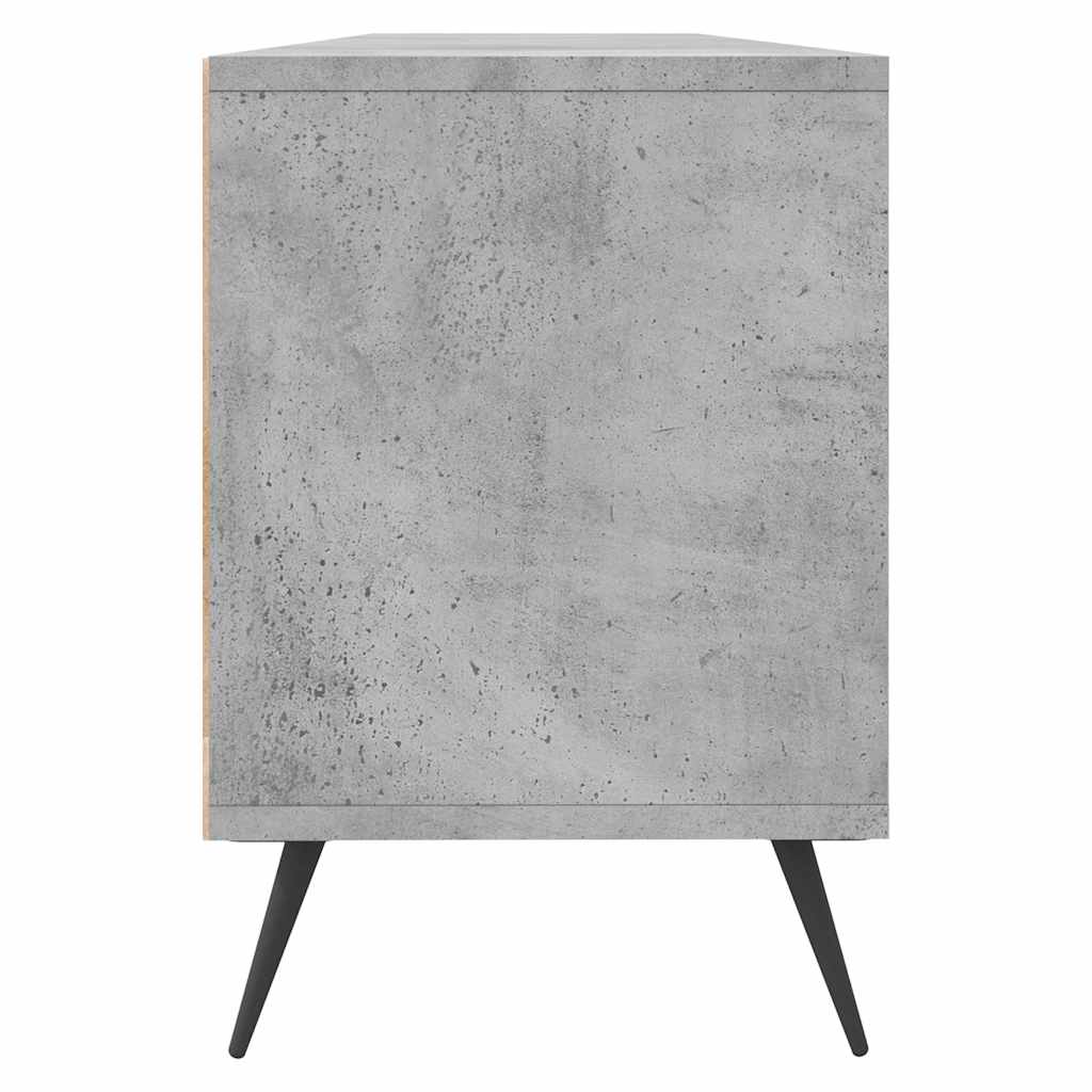 TV ormarić boja betona 150x30x44,5 cm od konstruiranog drva Siva