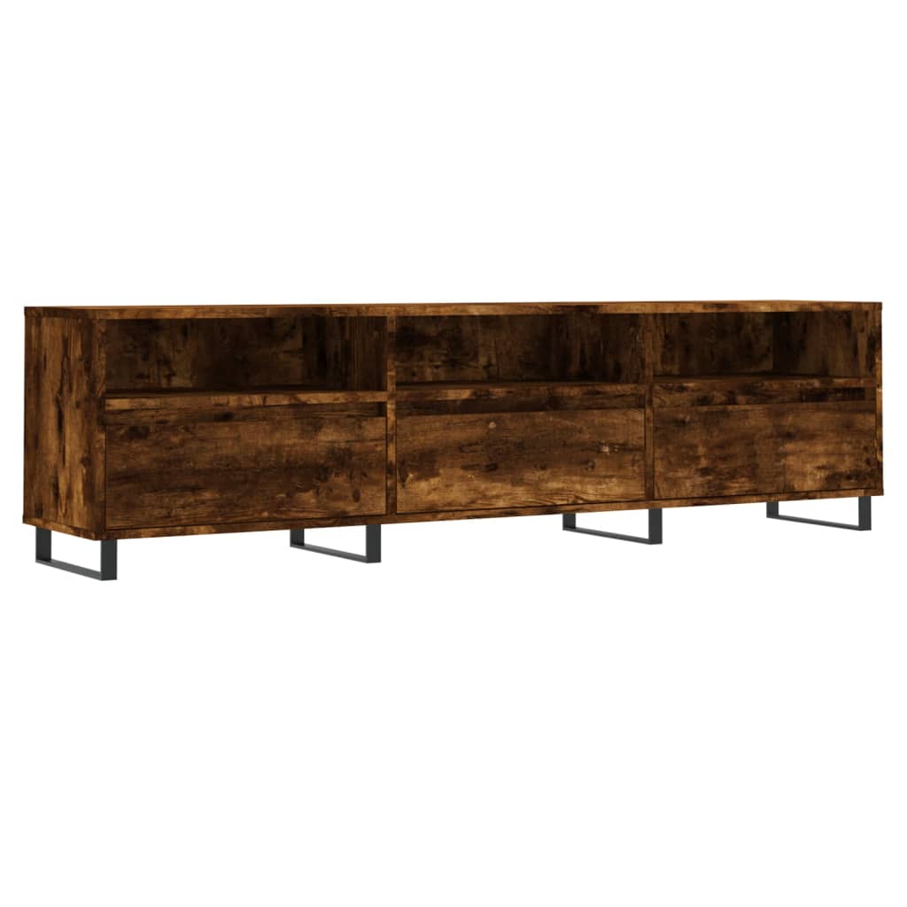 TV ormarić boja dimljenog hrasta 150x30x44,5 cm Smeđa