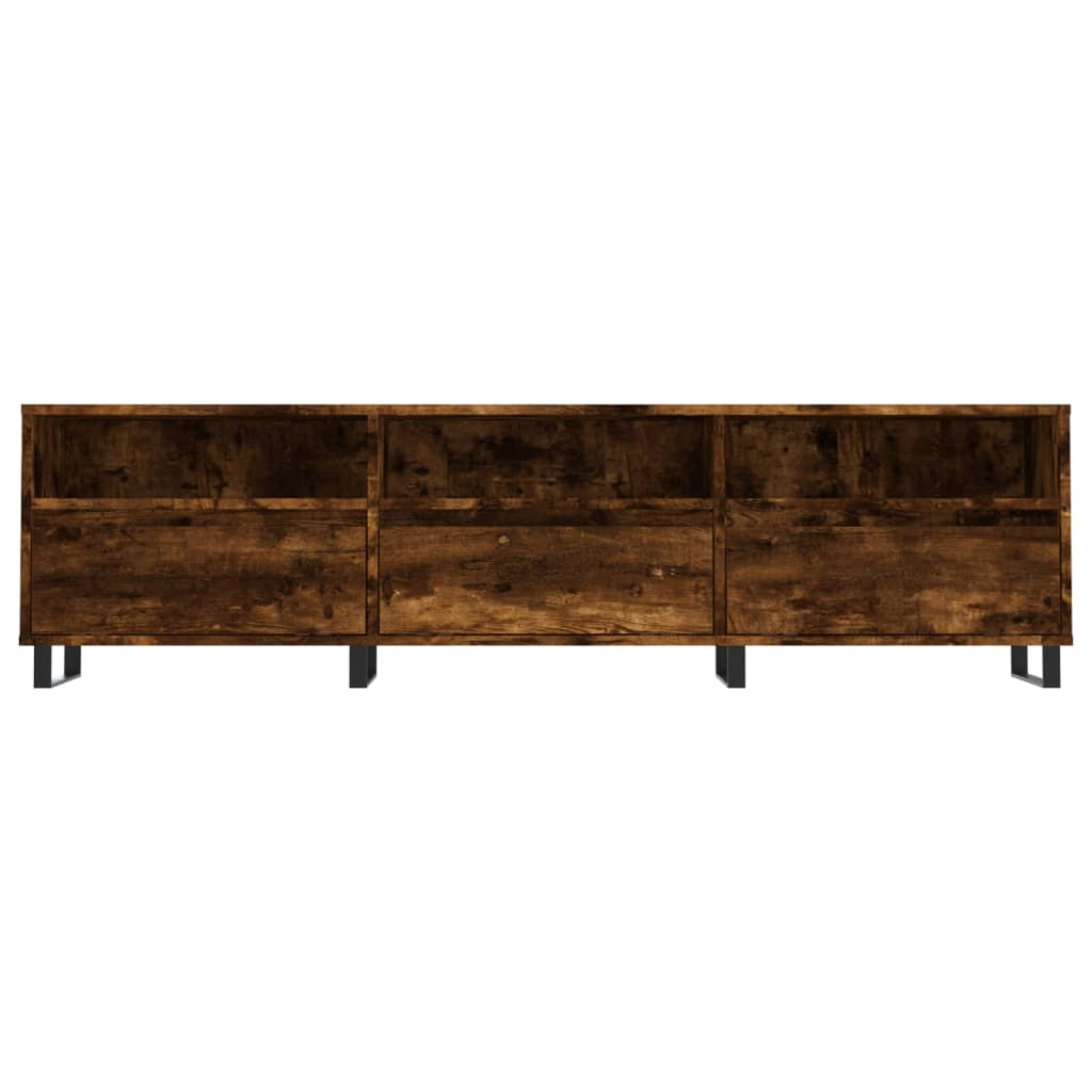TV ormarić boja dimljenog hrasta 150x30x44,5 cm Smeđa