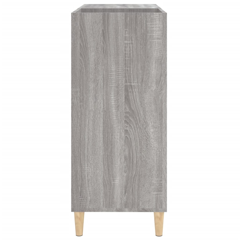 Ormarić za ploče boja hrasta 84,5x38x89 cm konstruirano drvo Siva