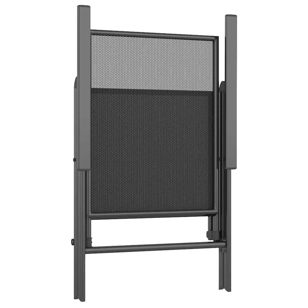 5-dijelni vrtni blagovaonski set antracit čelični Antracitno siva Dužina stola 110 cm