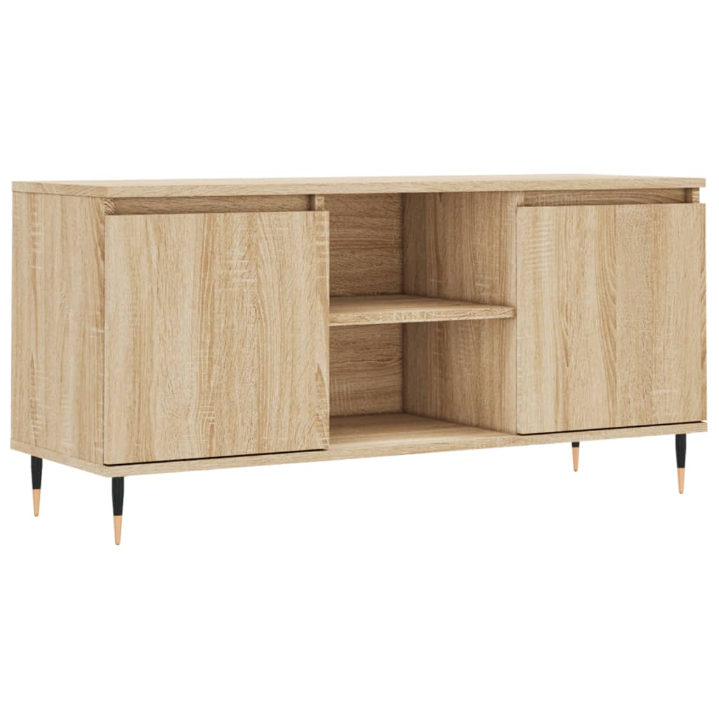 TV ormarić boja hrasta sonome 104x35x50 cm konstruirano drvo Smeđa