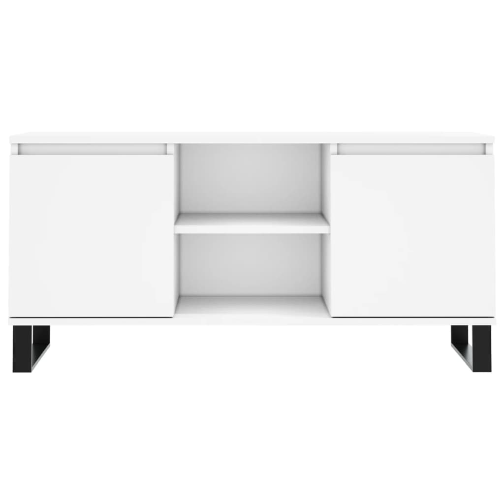 TV ormarić bijeli 104 x 35 x 50 cm od konstruiranog drva