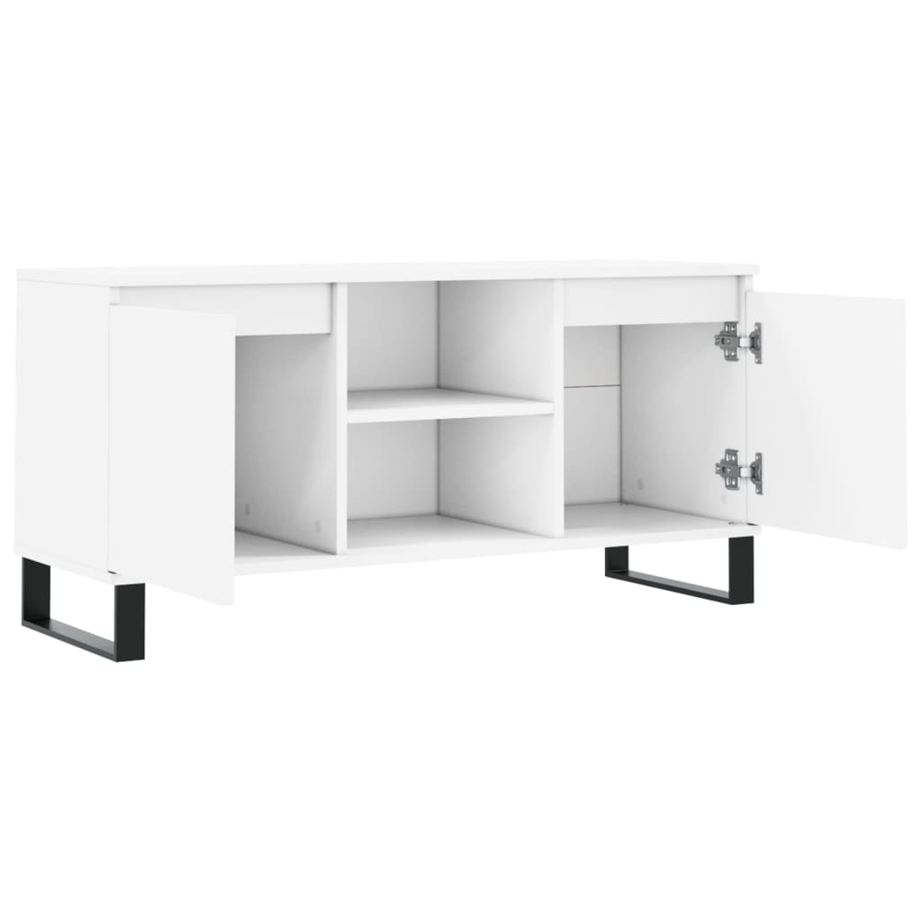 TV ormarić bijeli 104 x 35 x 50 cm od konstruiranog drva