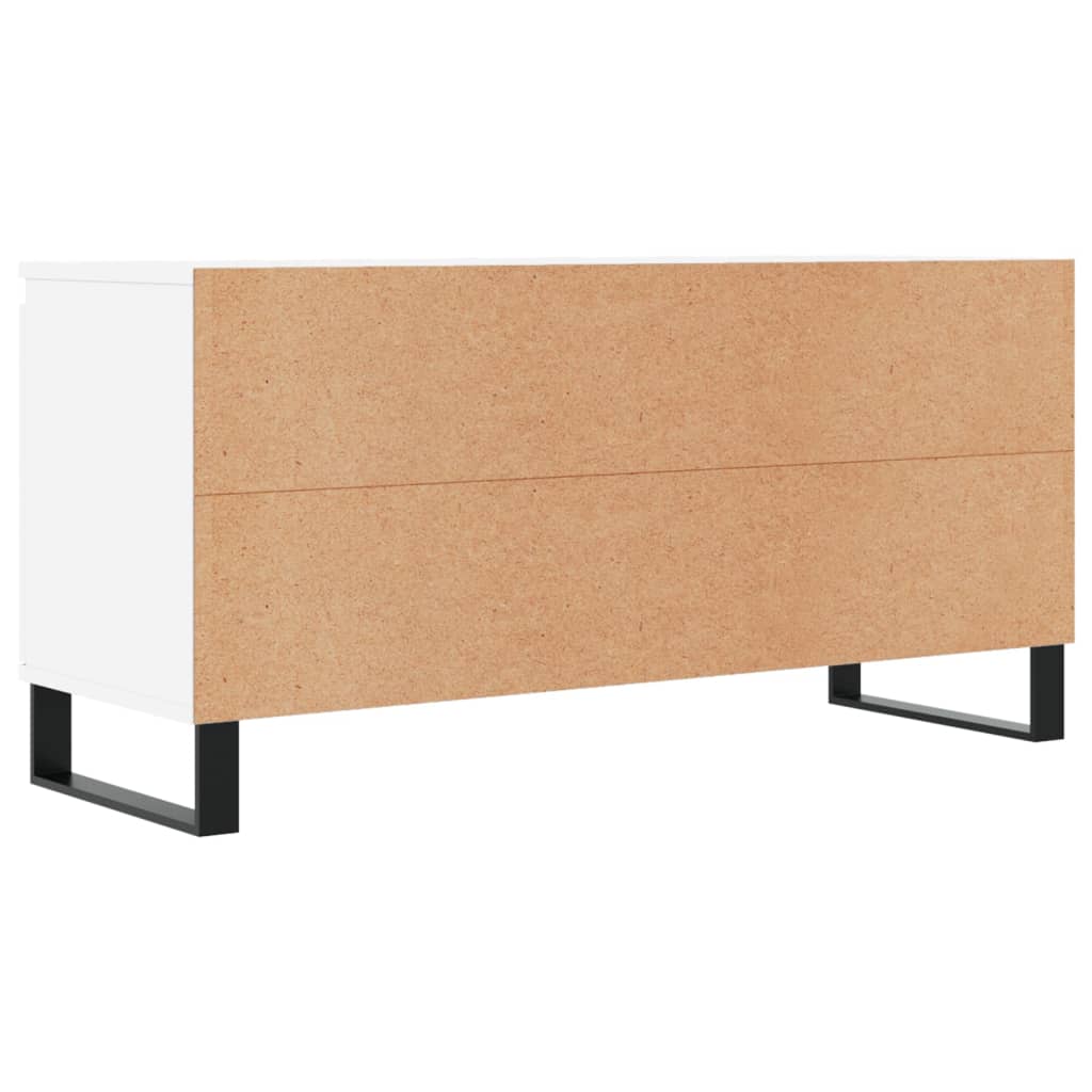 TV ormarić bijeli 104 x 35 x 50 cm od konstruiranog drva