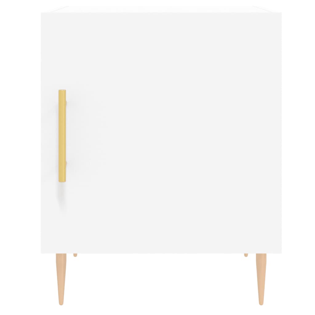Noćni ormarići 2 kom bijeli 40 x 40 x 50 cm konstruirano drvo Bijela