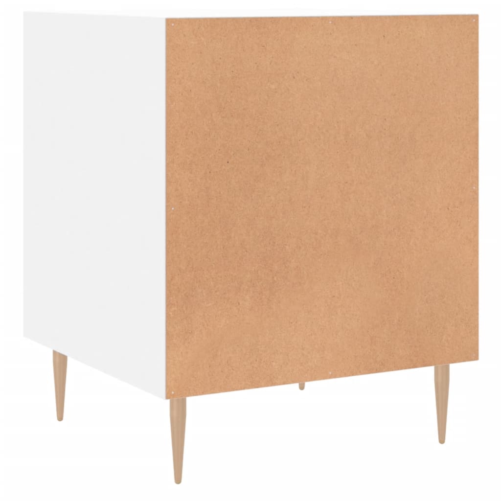 Noćni ormarići 2 kom bijeli 40 x 40 x 50 cm konstruirano drvo Bijela