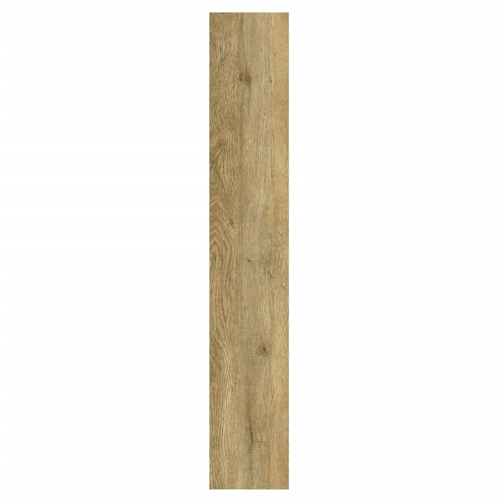 Zidne ploče s izgledom drva smeđe od PVC-a 4,12 m²