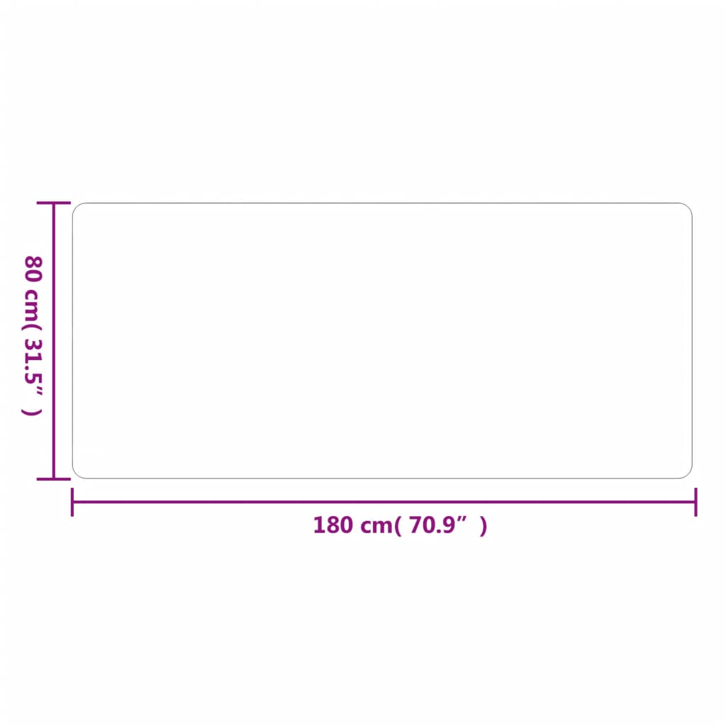 Tepih-staza antracit 80 x 180 cm