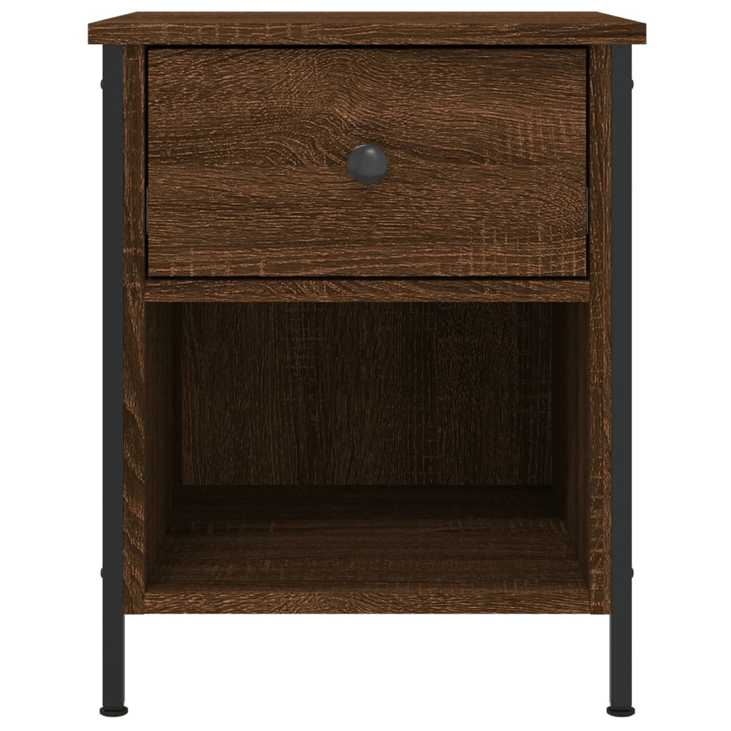 Noćni ormarići 2 kom boja hrasta 40x42x50 cm konstruirano drvo Smeđa