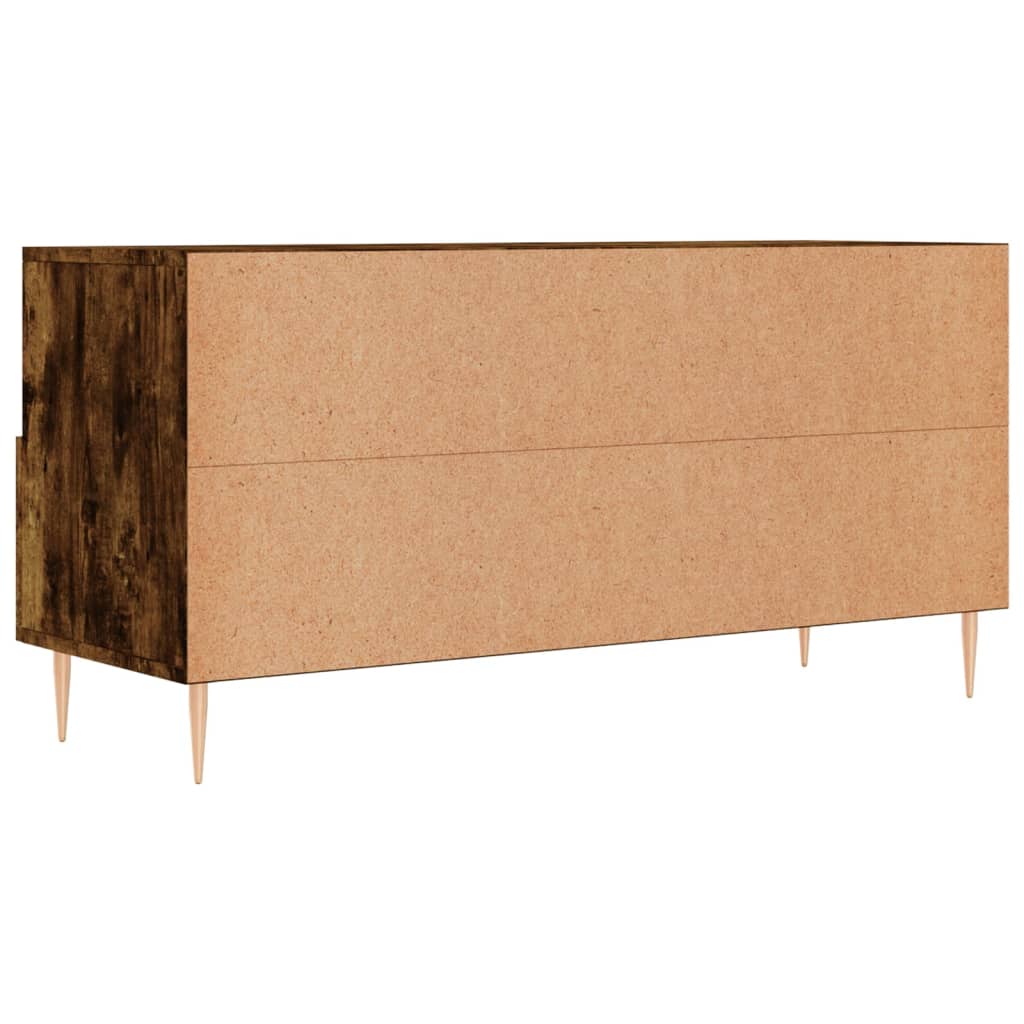 TV ormarić boja dimljenog hrasta 102x36x50 cm konstruirano drvo