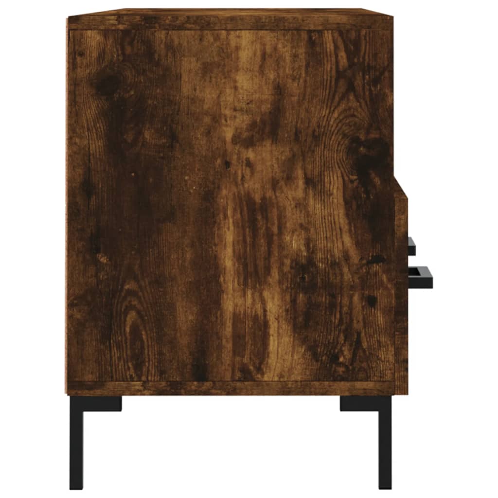TV ormarić boja dimljenog hrasta 102x36x50 cm konstruirano drvo