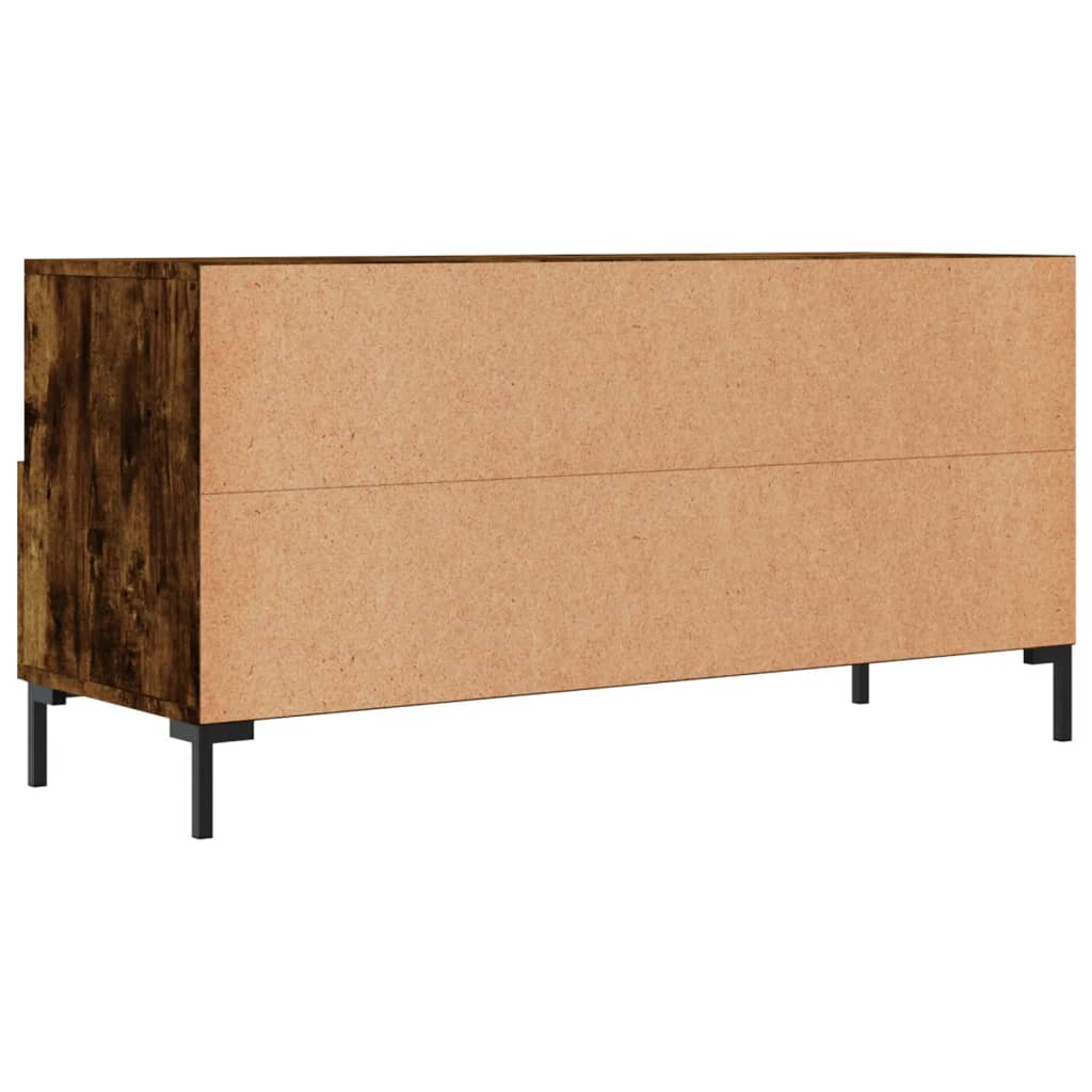 TV ormarić boja dimljenog hrasta 102x36x50 cm konstruirano drvo