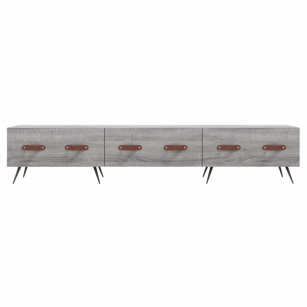TV ormarić boja hrasta sonome 150x36x30 cm konstruirano drvo Siva