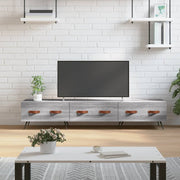 TV ormarić boja hrasta sonome 150x36x30 cm konstruirano drvo Siva