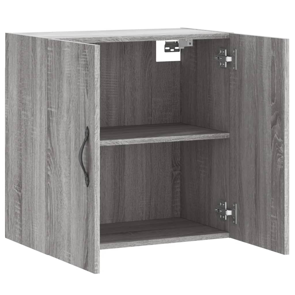 Zidni ormarić boja hrasta sonome 60x31x60 cm konstruirano drvo Siva