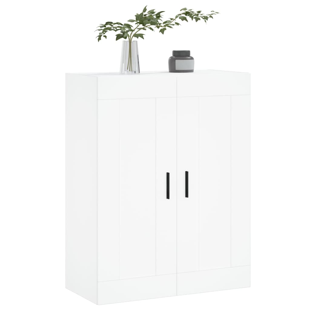 Zidni ormarić bijeli 69,5 x 34 x 90 cm od konstruiranog drva Bijela