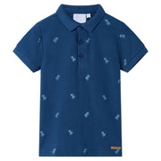 Dječja polo majica tamnoplava 140