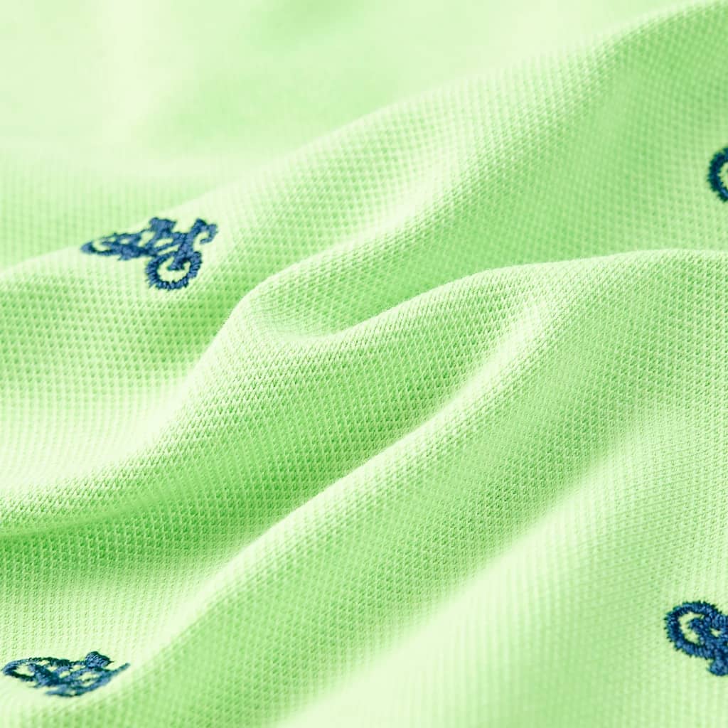 Dječja polo majica neonskozelena 104