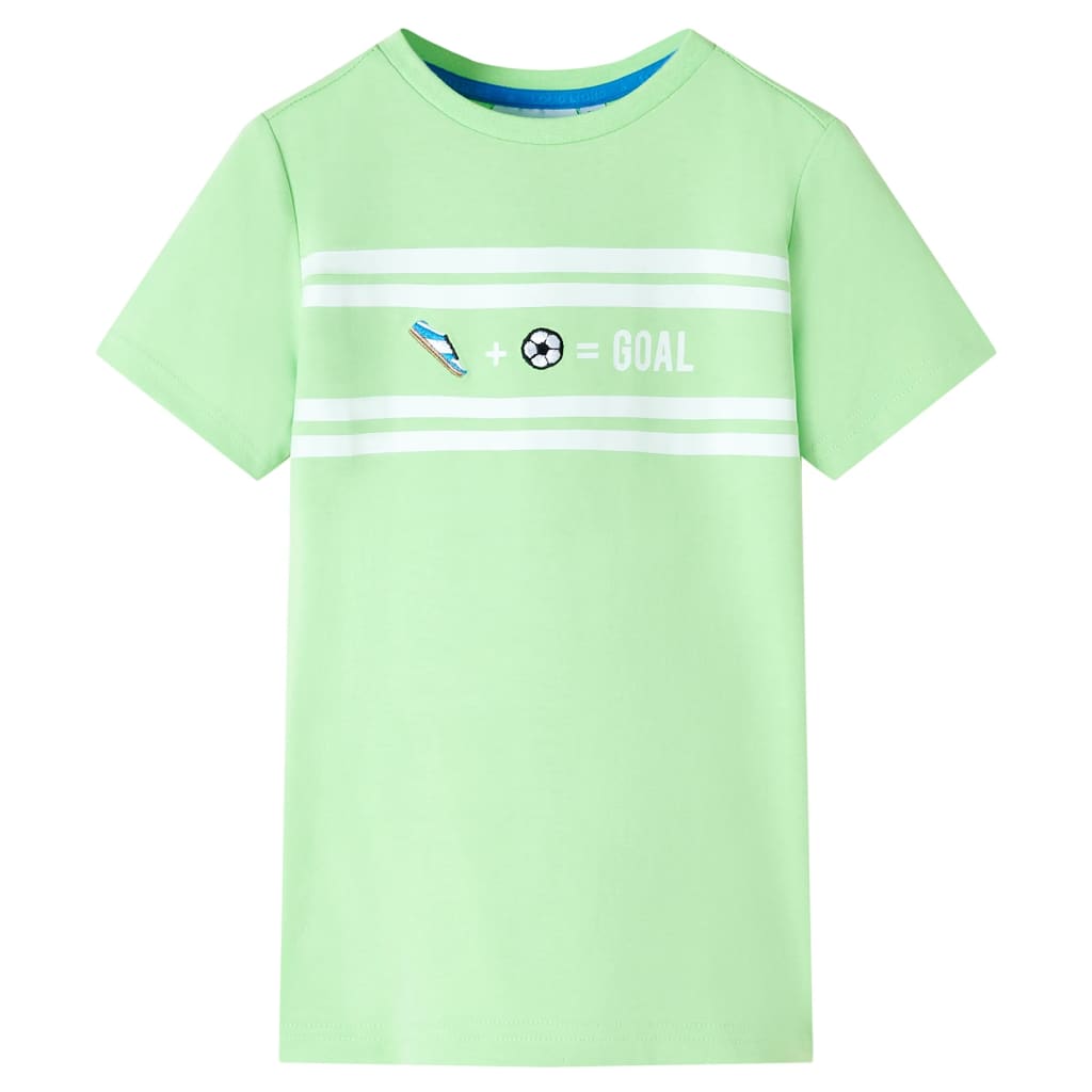 Dječja majica neonskozelena 128