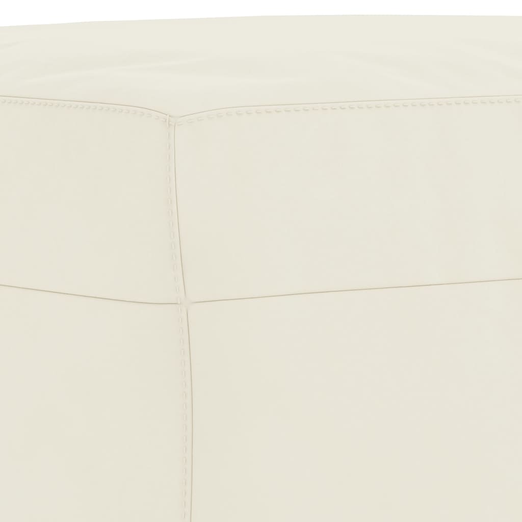 4-dijelni set sofa s jastucima krem baršunasti