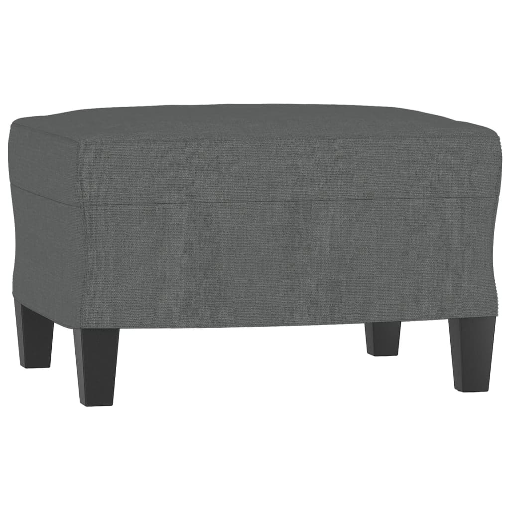 3-dijelni set sofa tamnosivi od tkanine Siva