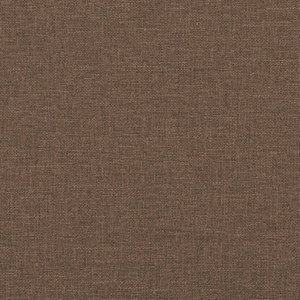 3-dijelni set sofa smeđi od tkanine