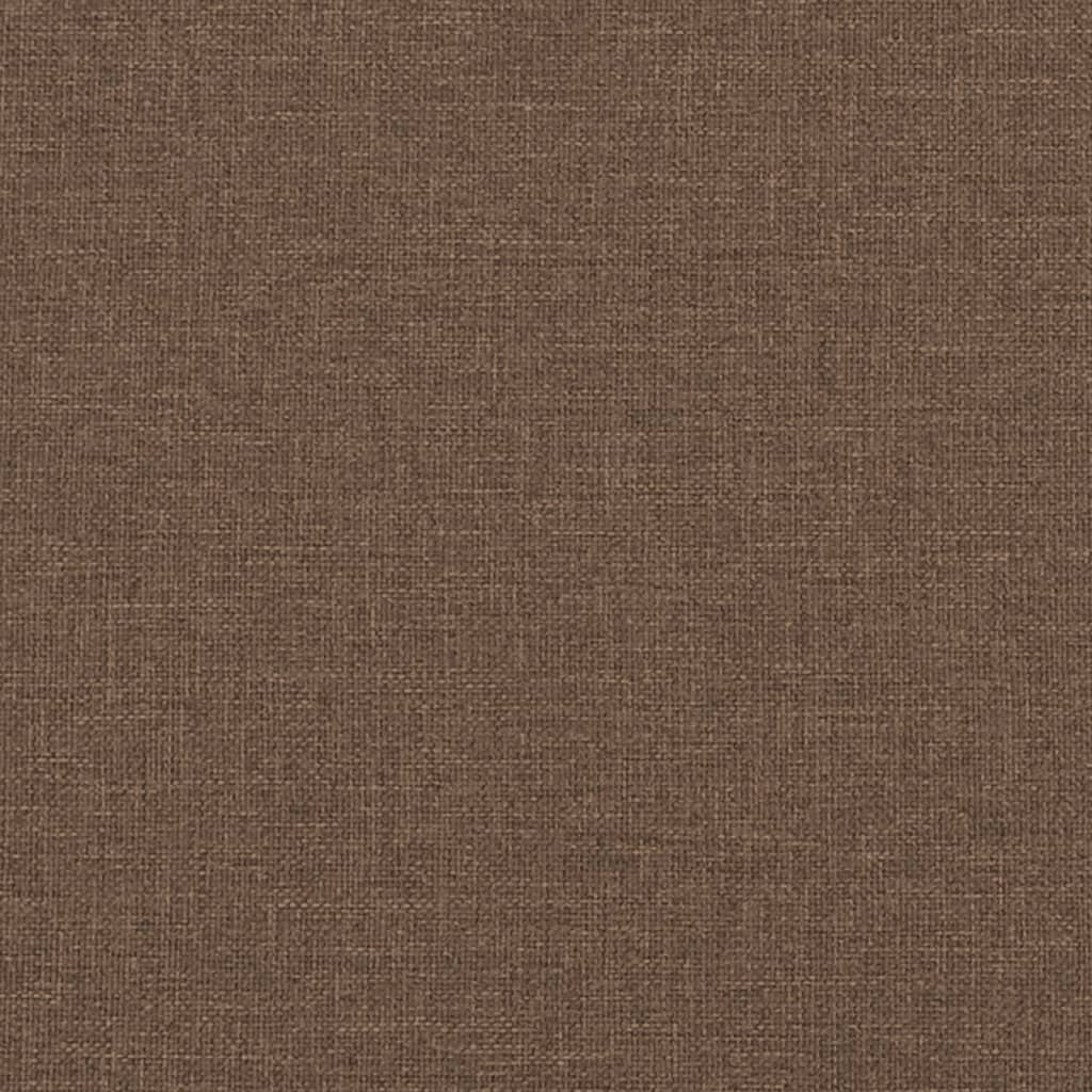 3-dijelni set sofa smeđi od tkanine