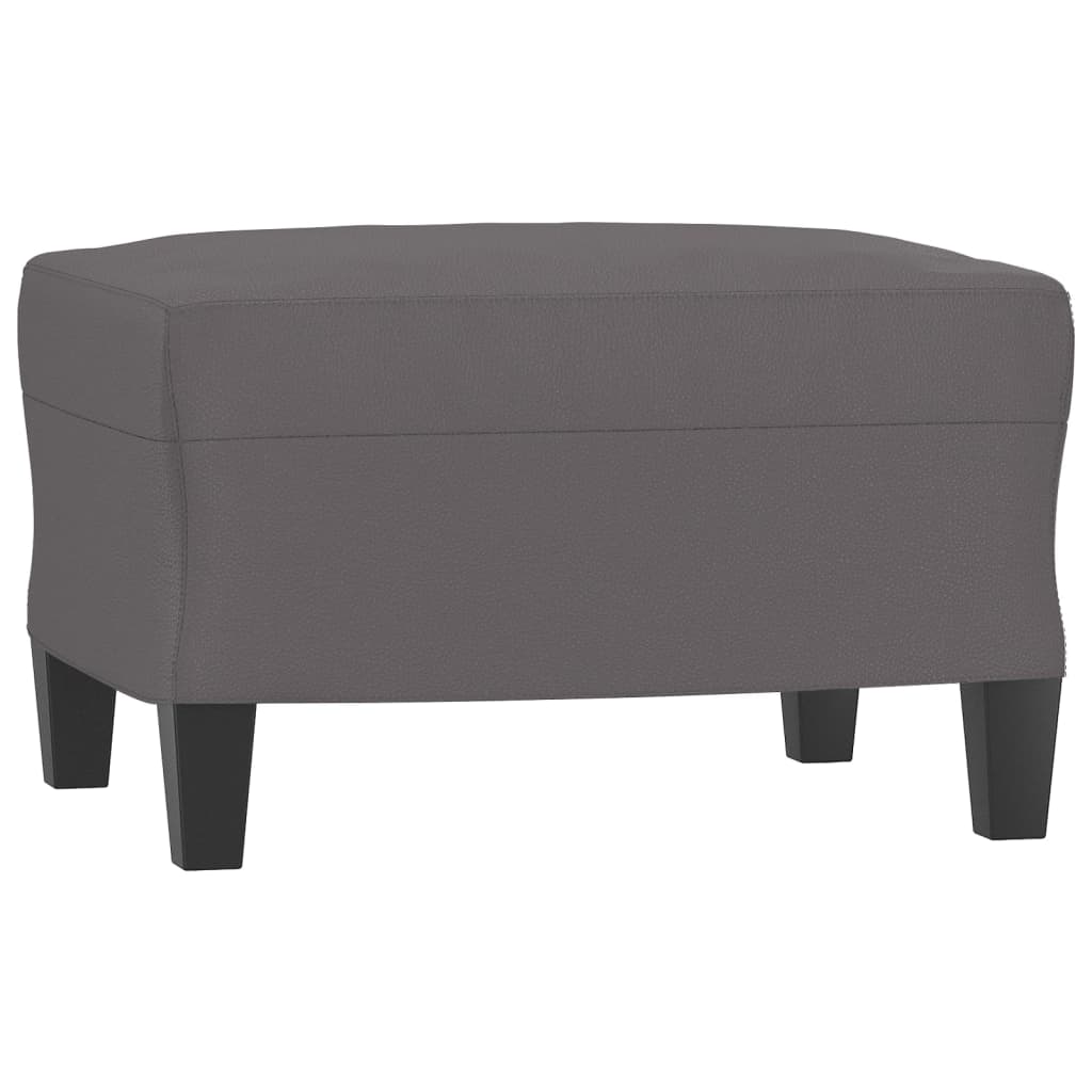3-dijelni set sofa sivi od umjetne kože