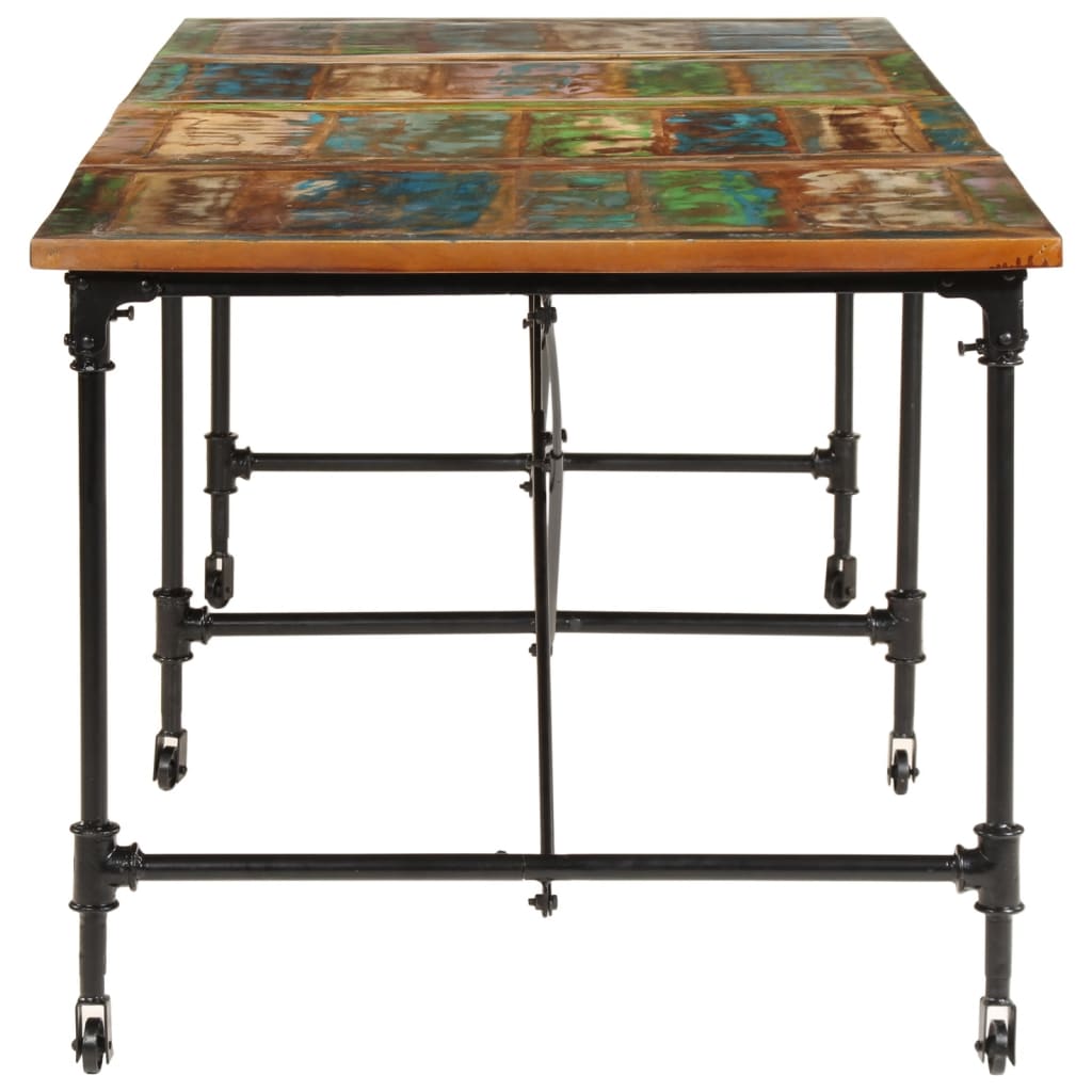 Blagovaonski stol 220 x 90 x 77 cm od masivnog obnovljenog drva