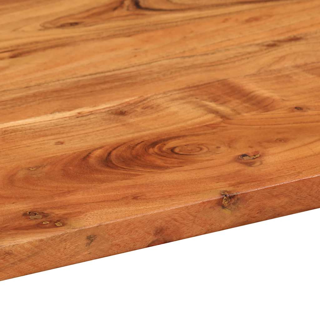 Stolna ploča 140x50x2,5 cm ovalna od masivnog drva bagrema