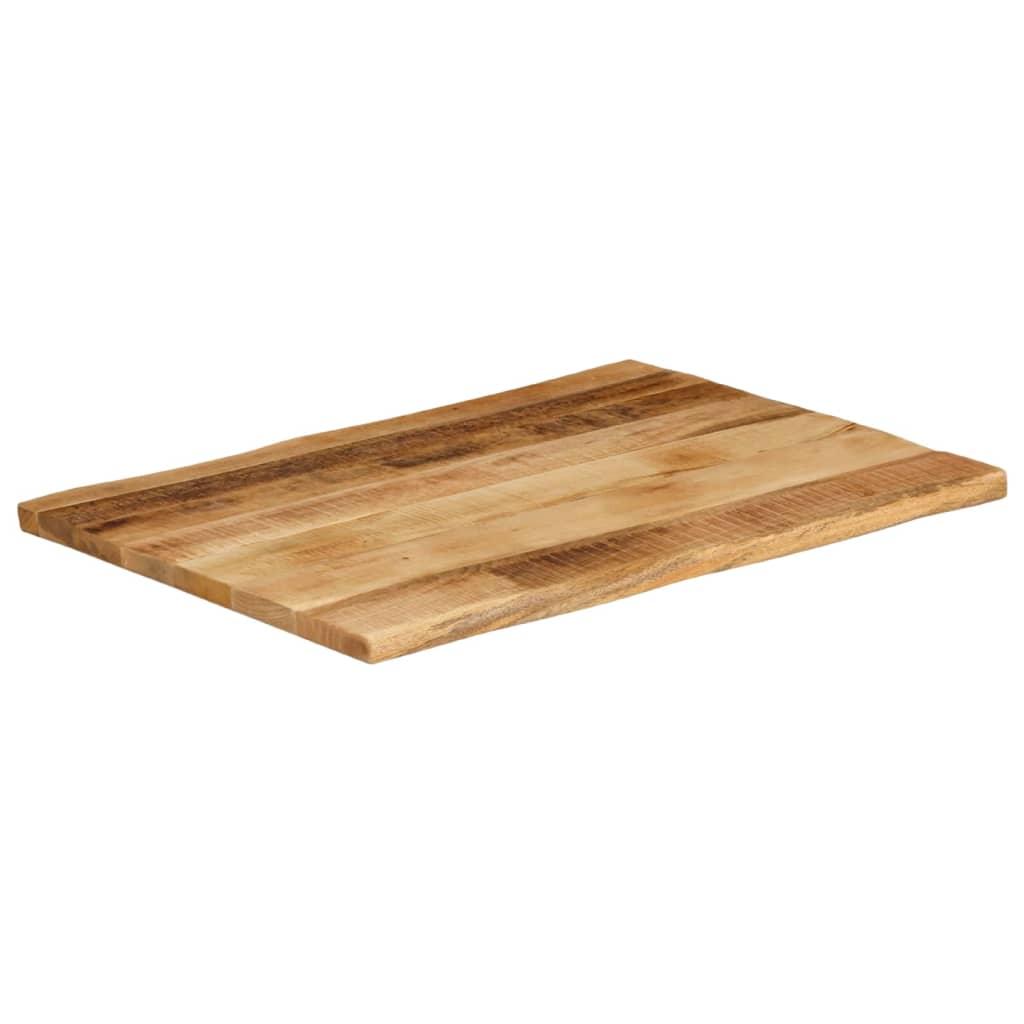 Stolna ploča sa živi rub 90x60x2,5 cm masivno grubo drvo manga