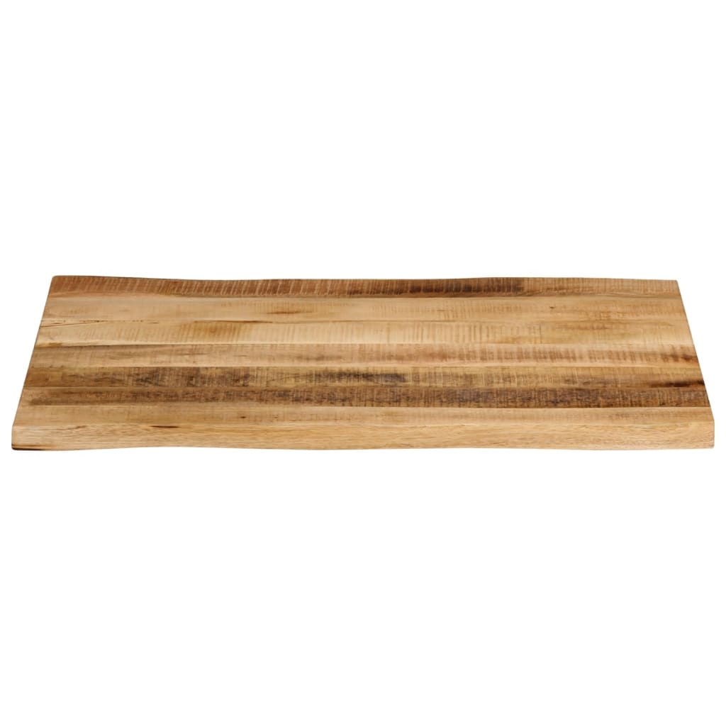 Stolna ploča sa živi rub 90x60x2,5 cm masivno grubo drvo manga