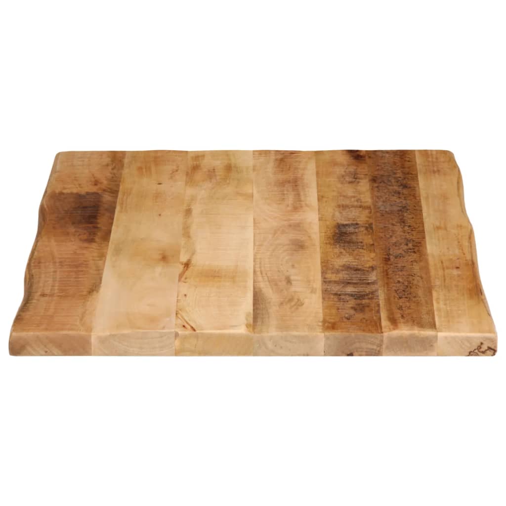 Stolna ploča sa živi rub 90x60x2,5 cm masivno grubo drvo manga