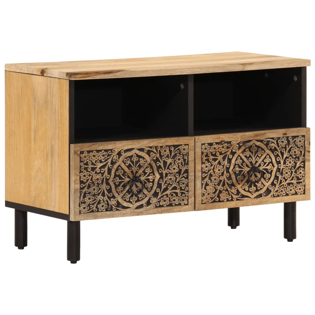 TV ormarić 70 x 33 x 46 cm od masivnog drva manga Smeđa