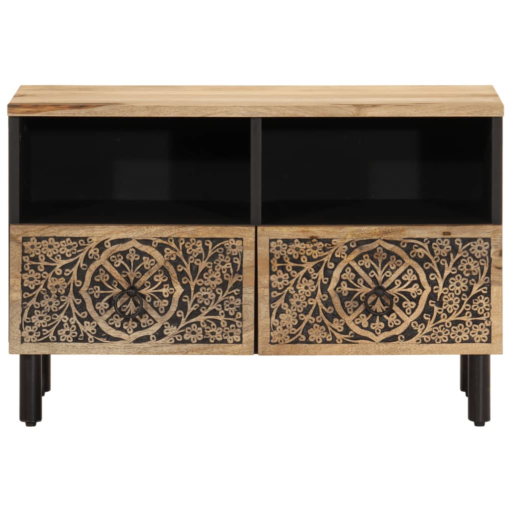 TV ormarić 70 x 33 x 46 cm od masivnog drva manga Smeđa