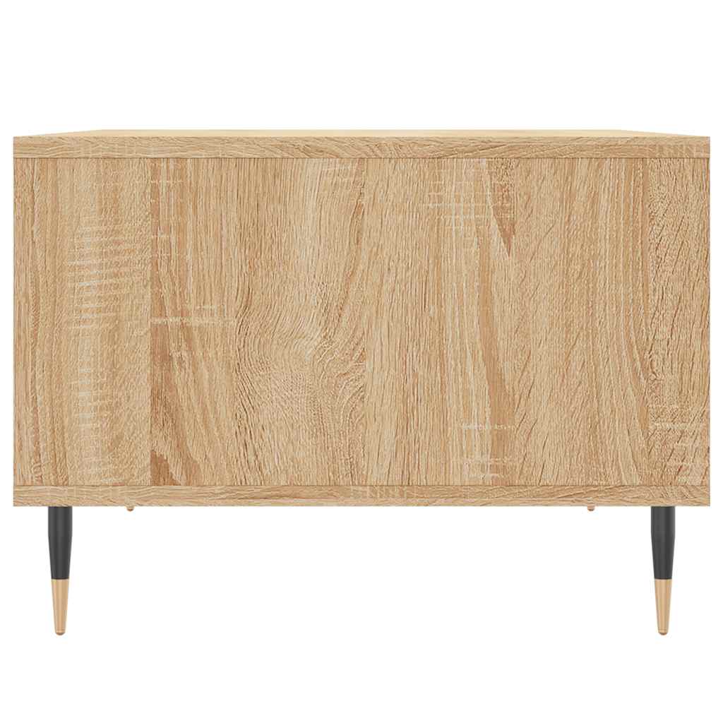 Stolić za kavu boja hrasta 60 x 50 x 36,5 cm konstruirano drvo Smeđa