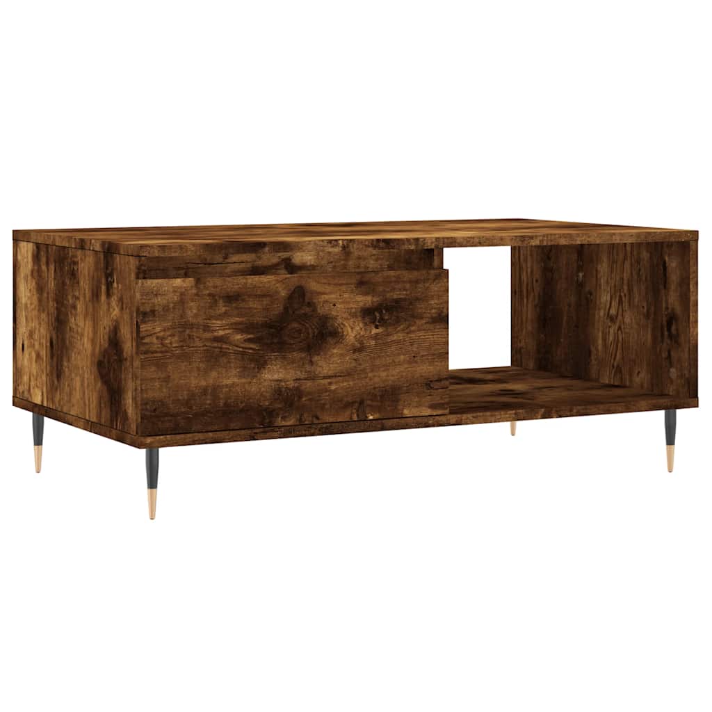 Stolić za kavu boja hrasta 90x50x36,5 cm konstruirano drvo Smeđa