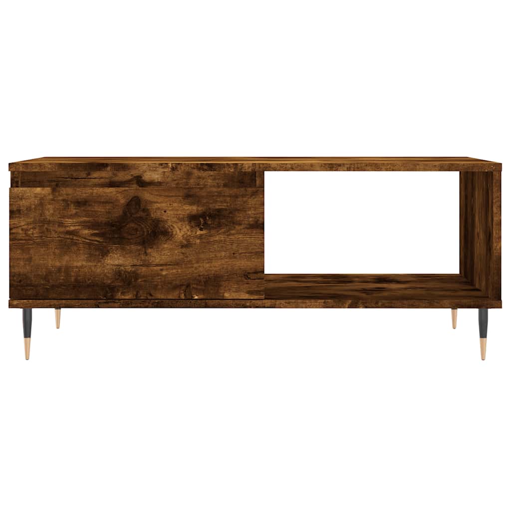 Stolić za kavu boja hrasta 90x50x36,5 cm konstruirano drvo Smeđa